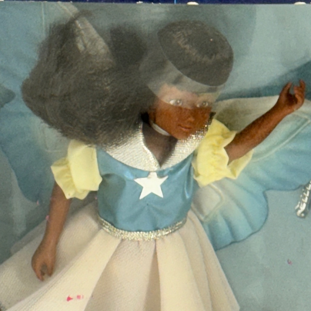 Star Fairies NIGHTSONG Doll Set Wings African American Tonka Vintage 1985 NWT - Picture 2 of 9